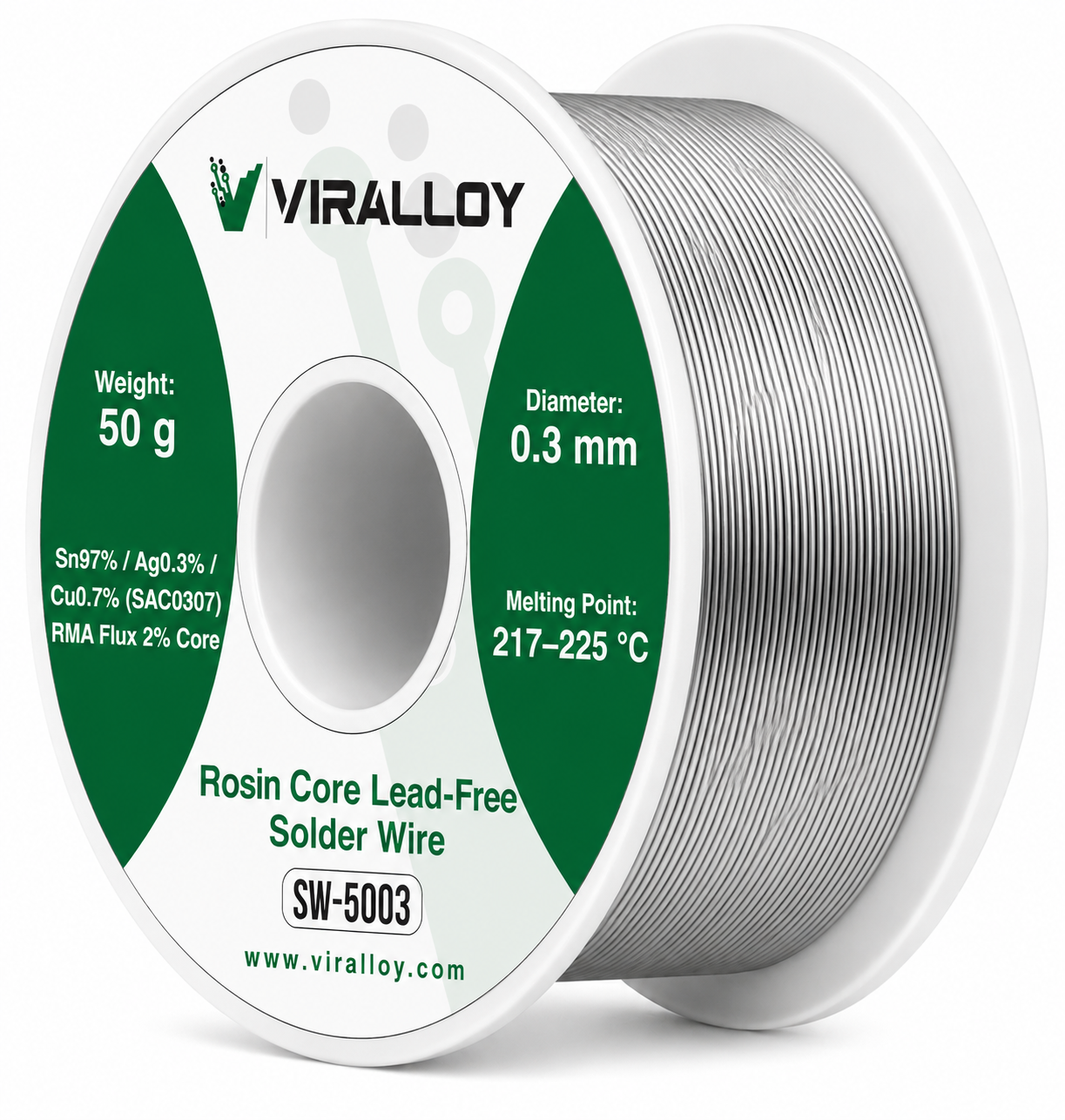 Lead-Free Solder Wire — 0.3 mm