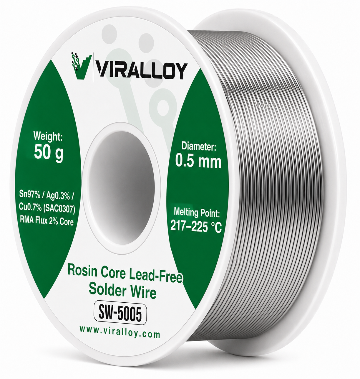 Lead-Free Solder Wire — 0.5 mm